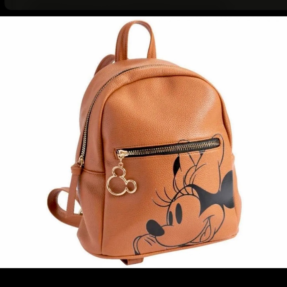 Disney Mickey Mouse Brown Backpack - image 2